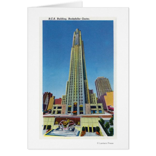 Vista exterior de RCA Bldg, Rockefeller Center (Frente)