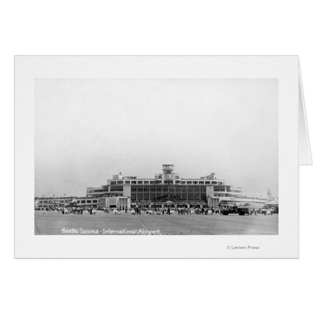 Vista exterior del aeropuerto internacional Seattl (Anverso (Horizontal))