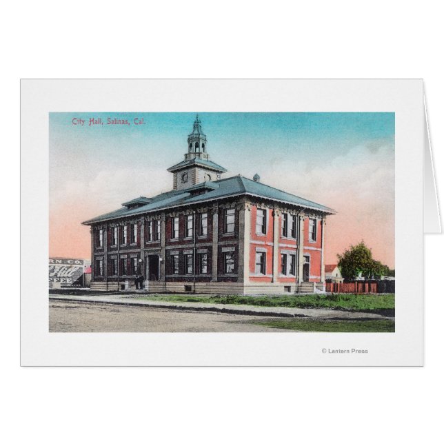 Vista exterior del ayuntamiento de Salinas, CA (Anverso (Horizontal))