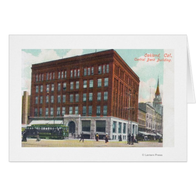 Vista exterior del Banco Central BldgOakland, CA (Anverso (Horizontal))