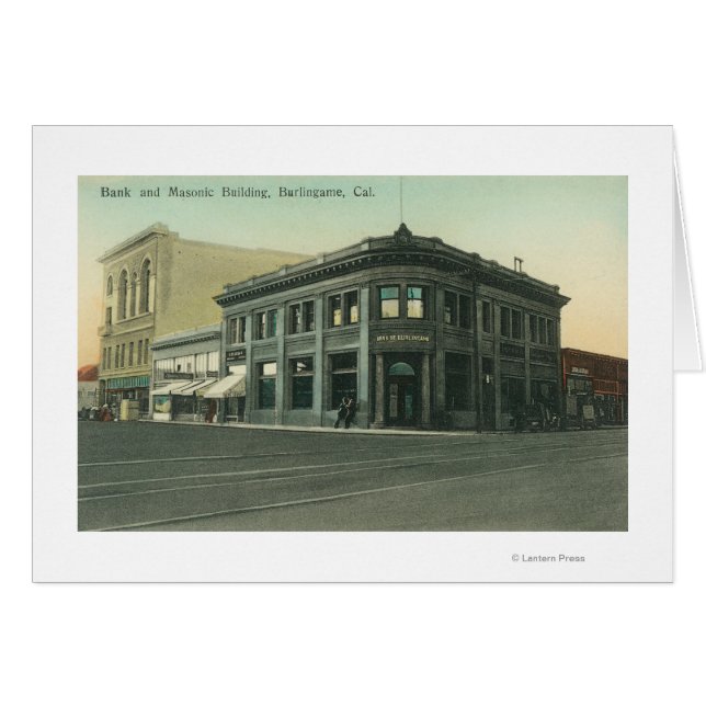 Vista exterior del Banco y Templo Masónico (Anverso (Horizontal))