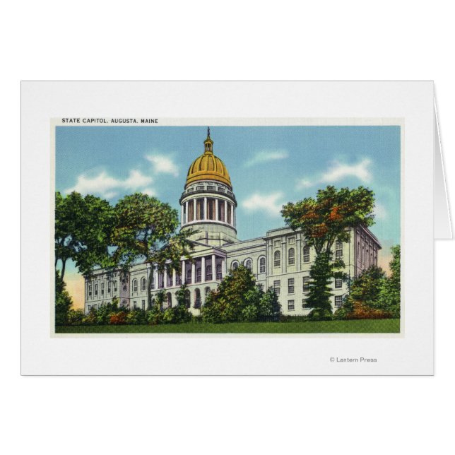 Vista exterior del Capitolio Estatal # 2 (Anverso (Horizontal))