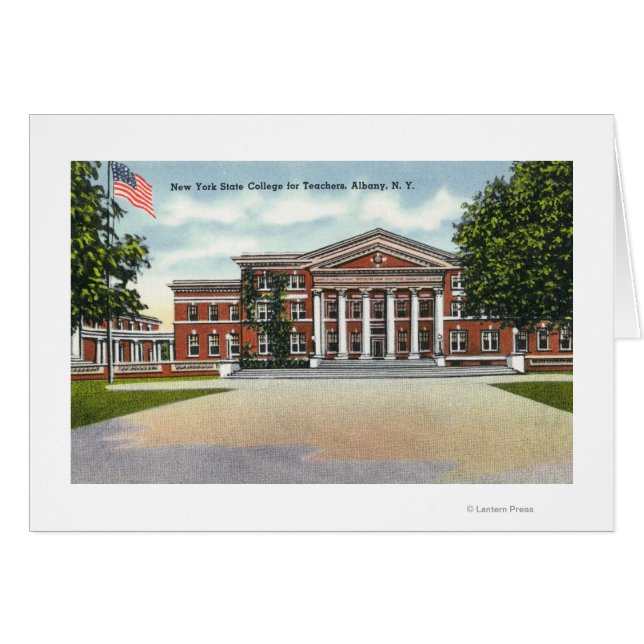 Vista exterior del Colegio Estatal NY para profeso (Anverso (Horizontal))