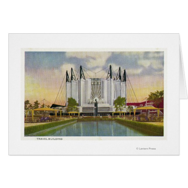 Vista exterior del edificio de viajes (Anverso (Horizontal))