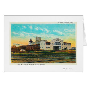 Vista exterior del edificio del Puerto de Astoria 