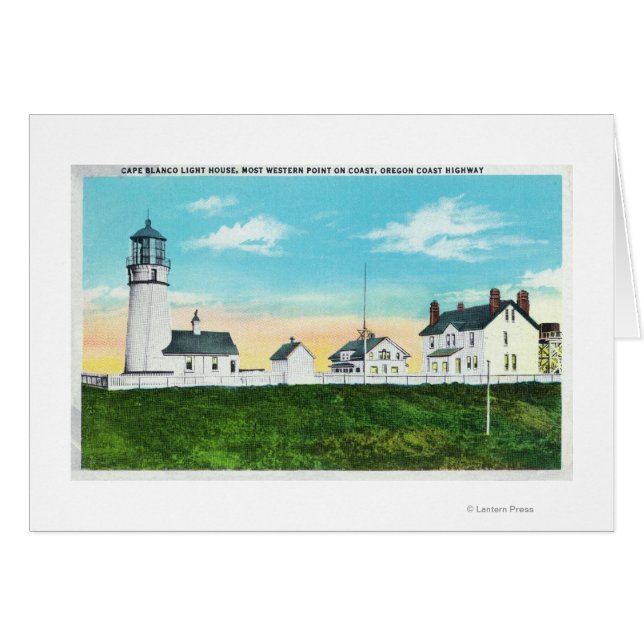 Vista exterior del faro de Cabo Blanco (Anverso (Horizontal))