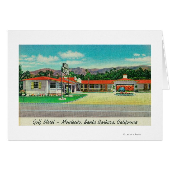 Vista exterior del Golf Motel, Montecito (Anverso (Horizontal))