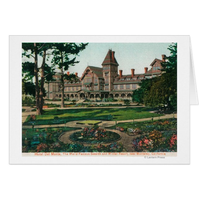 Vista exterior del Hotel del Monte y de los jardin (Anverso (Horizontal))