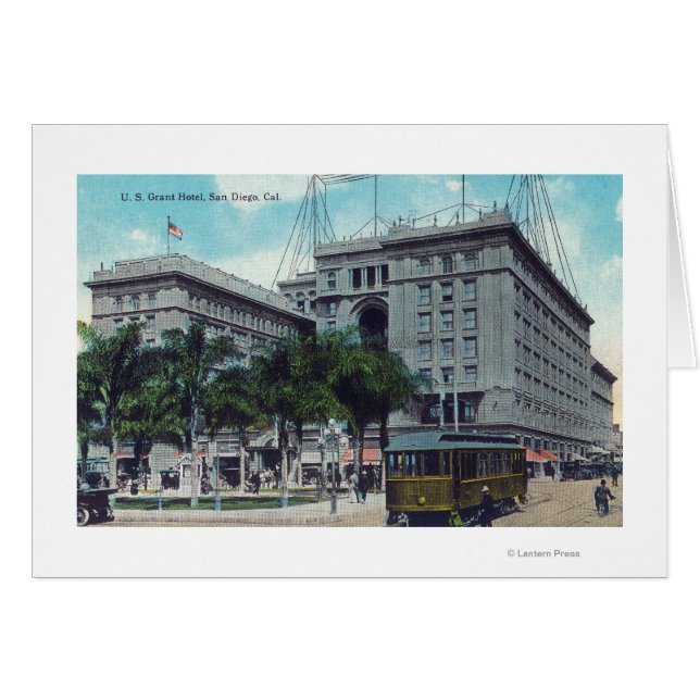 Vista exterior del Hotel Grant de los Estados Unid (Anverso (Horizontal))