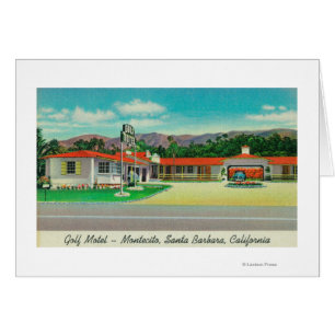 Vista exterior del motel del golf, Montecito