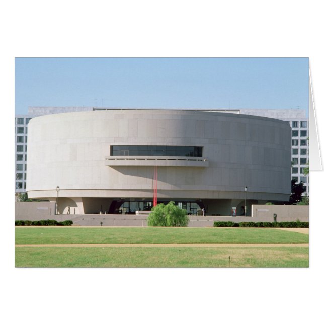 Vista exterior del Museo Hirshhorn, 1974 ) (Anverso (Horizontal))
