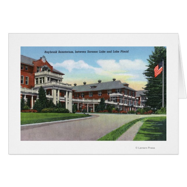 Vista exterior del Sanatorio de Raybrook (Anverso (Horizontal))