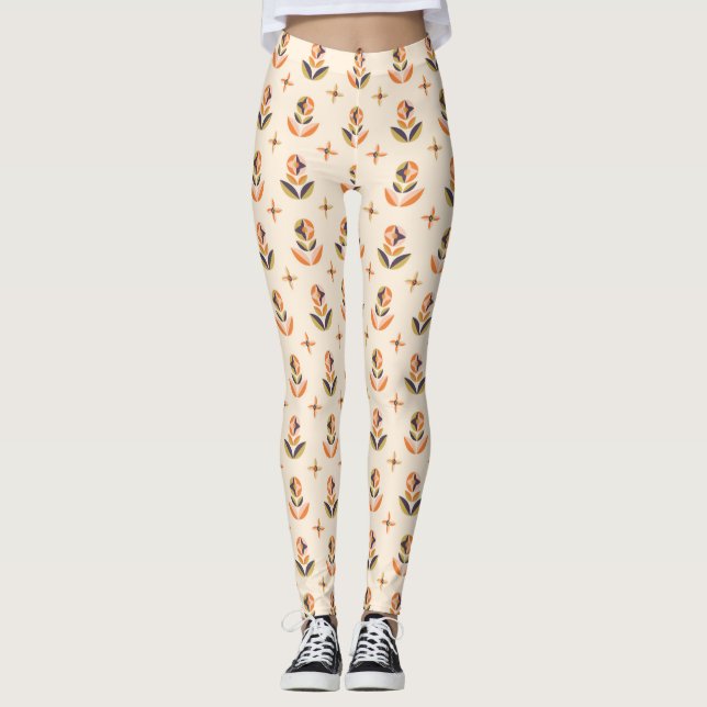 Vista frontal y trasera de leggings  (Anverso)
