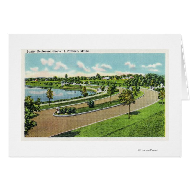 Vista general de Baxter Blvd, Ruta nº 1 (Anverso (Horizontal))