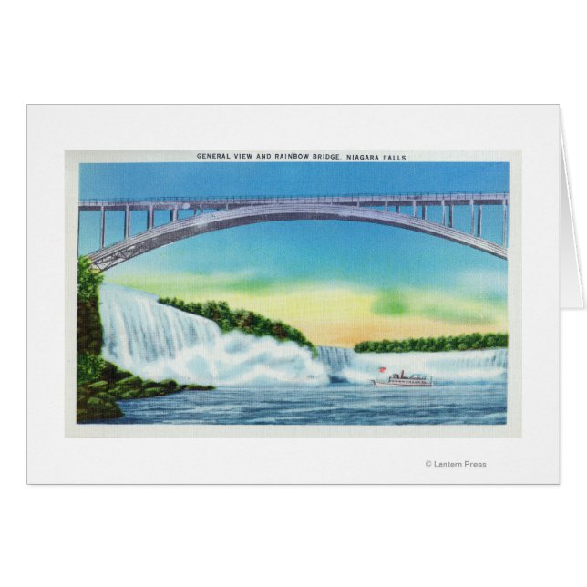 Vista general de las cataratas y el arcoiris (Anverso (Horizontal))