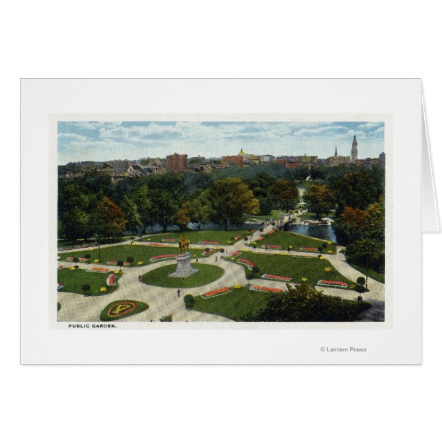 Vista general del jardín público (Anverso (Horizontal))