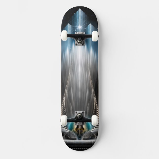 Vista Hielo De La Piscina Imperial View Skateboard (Anverso)