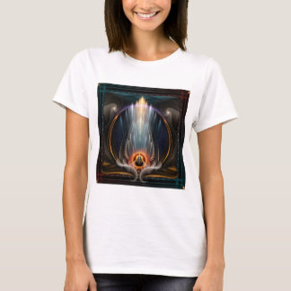 Vista imperial Arte fractal Camiseta de mujeres
