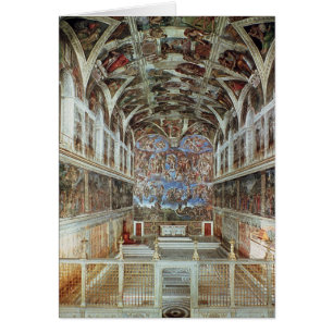 Vista interior de la capilla de Sistine