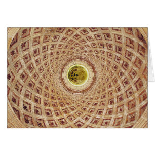 Vista interior de la cúpula en la capilla