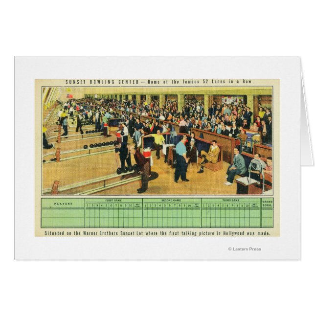 Vista interior del centro de bolos de la puesta de (Anverso (Horizontal))