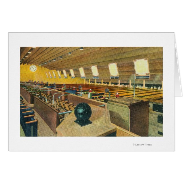 Vista interior del Sunset Bowling Center 2 (Anverso (Horizontal))