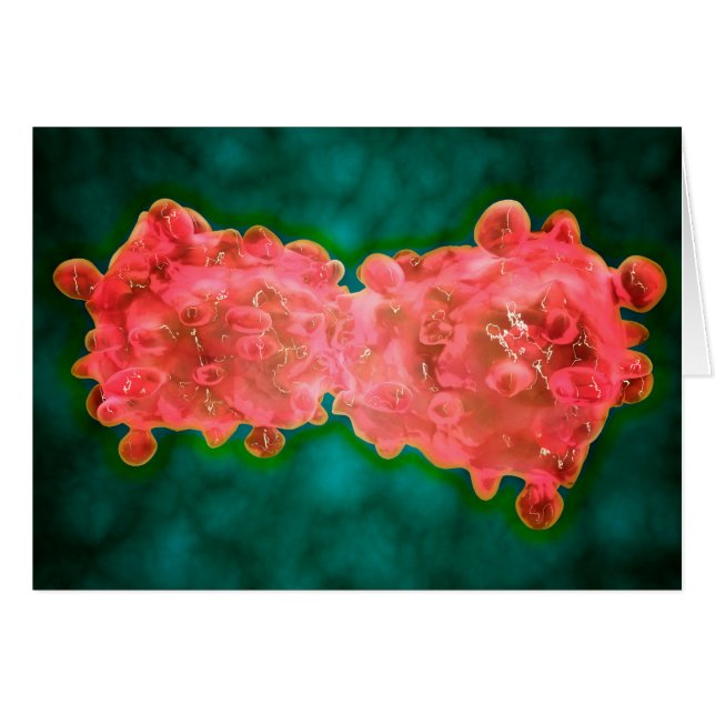 Vista Microscópica De Una Célula De Leucemia (Anverso (Horizontal))