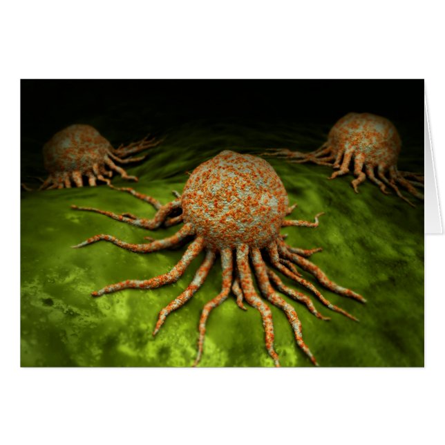 Vista Microscópica Del Virus Del Cáncer (Anverso (Horizontal))