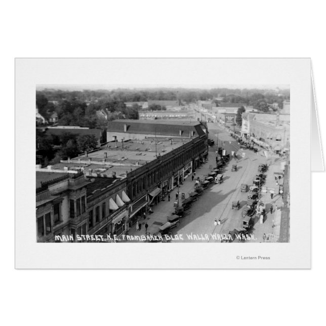 Vista noreste de la calle principal desde Baker Bl (Anverso (Horizontal))