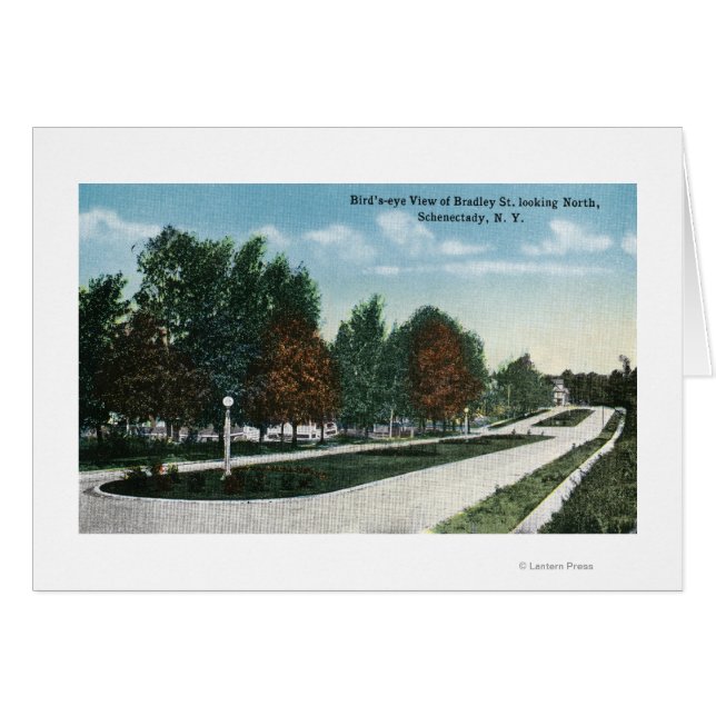 Vista norte de la calle Bradley (Anverso (Horizontal))