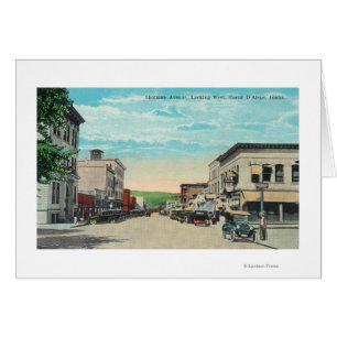 Vista occidental de la avenida Sherman