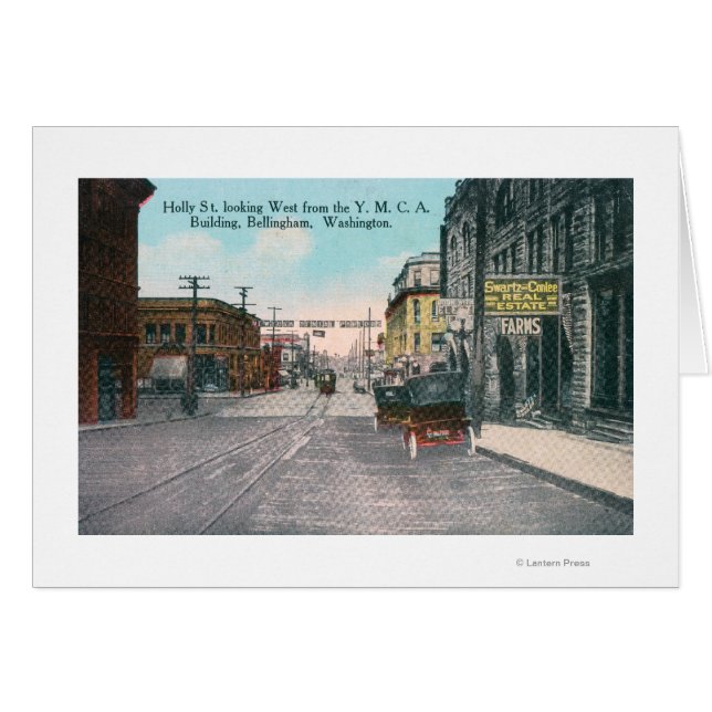 Vista occidental de la calle Holly desde YMCA Bldg (Anverso (Horizontal))