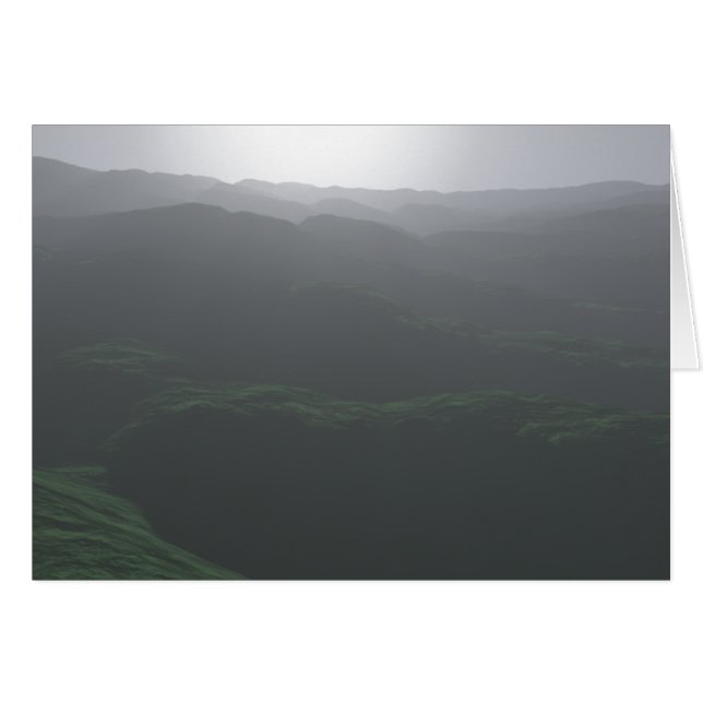 Vista pálida de las colinas (Anverso (Horizontal))