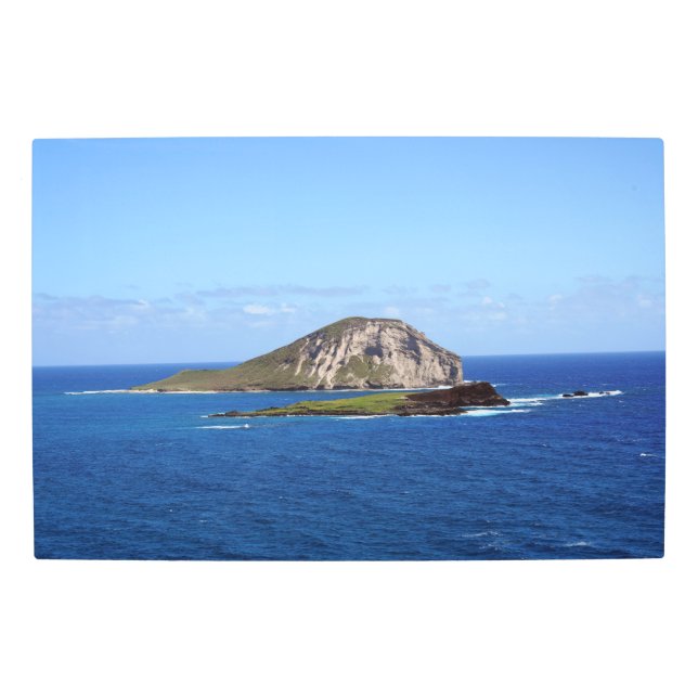 Vista panorámica de Hawai Metalizado arte de pared (Anverso)