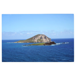 Vista panorámica de Hawái Metalizado arte de pared