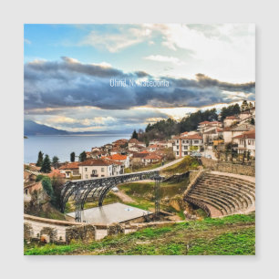 Vista panorámica de Ohrid, Macedonia