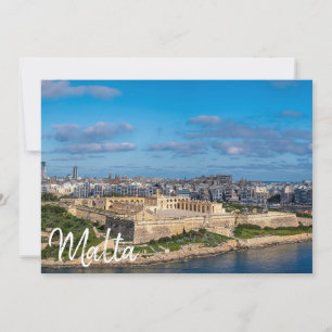 Vista panorámica de Sliema en Malta