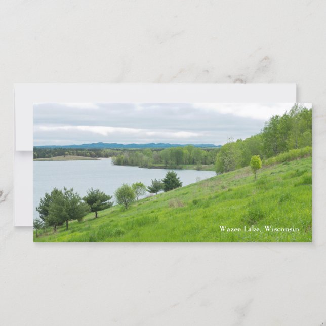 Vista panorámica del lago Wazee (Anverso)