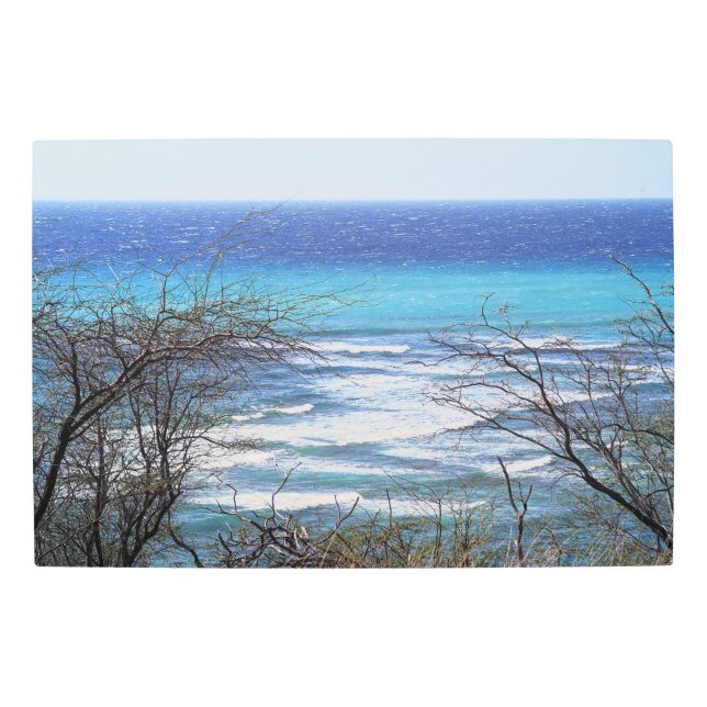 Vista panorámica del océano de Hawái arte de pared (Anverso)