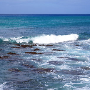 Vista panorámica del océano de Hawái arte de pared