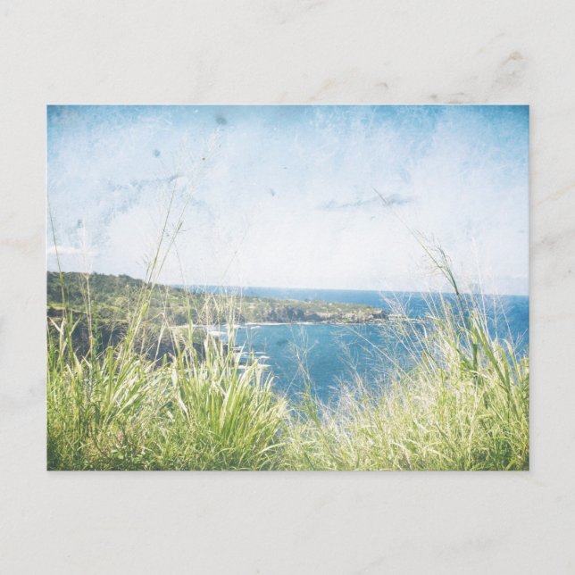 Vista panorámica del océano | Tarjeta postal (Anverso)