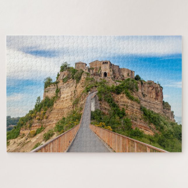Vista panorámica del rompecabezas de Civita di Bag (Horizontal)