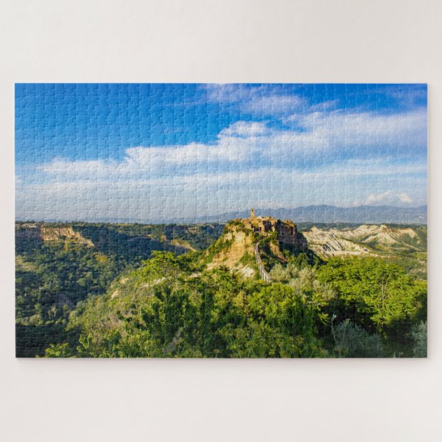 Vista panorámica del rompecabezas de Civita di Bag (Horizontal)
