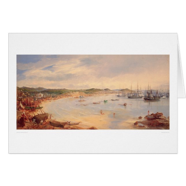 Vista puerto de San Francisco, California (0575A) (Anverso (Horizontal))