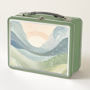 Vista Retro Boho Watercolor Mountain