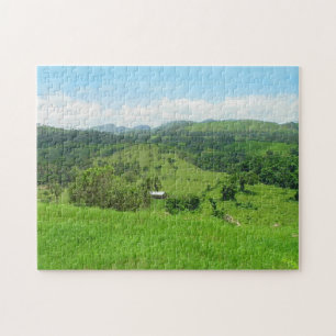 Vista rural, rompecabezas de República Dominicana
