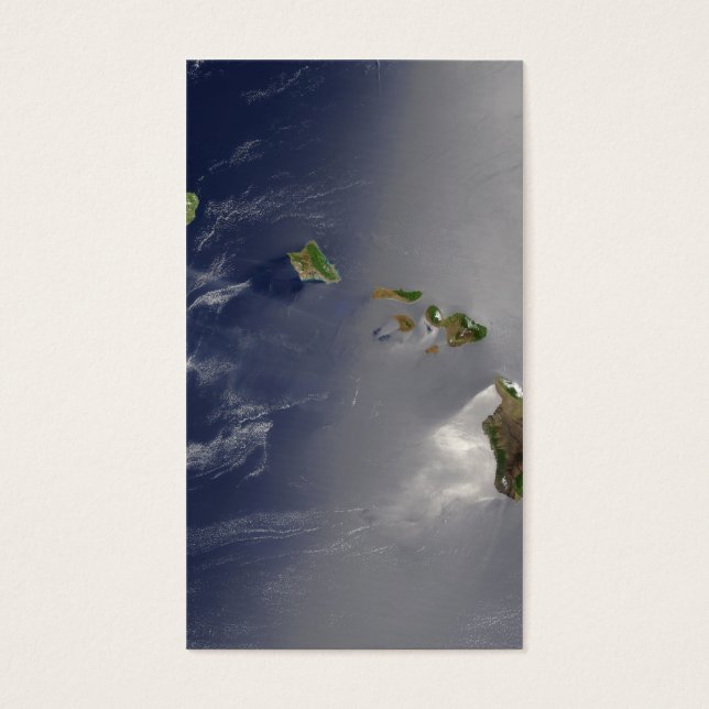 Vista satelital de las Islas Hawái (Frente)