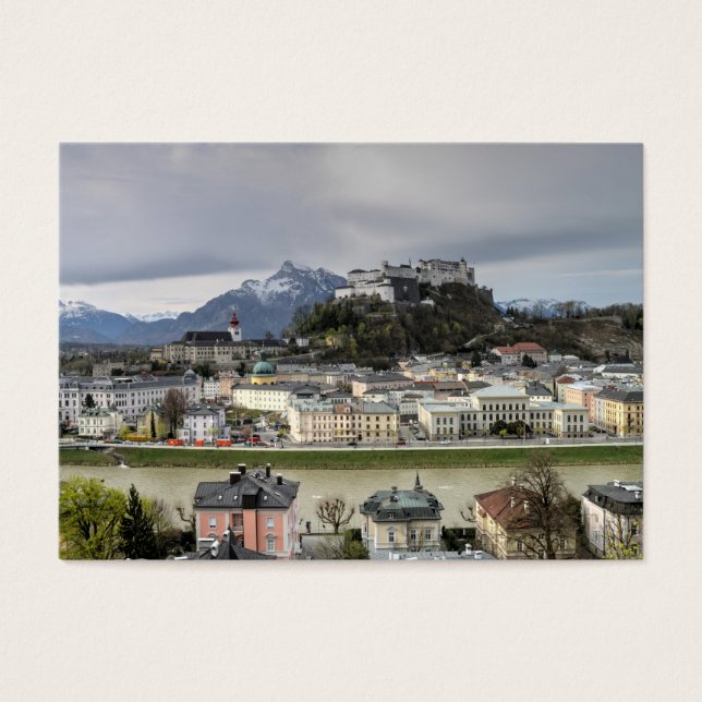 Vista sobre Salzburgo Austria (Frente)