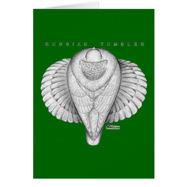 Vista superior de Tumbler ruso (Frente)