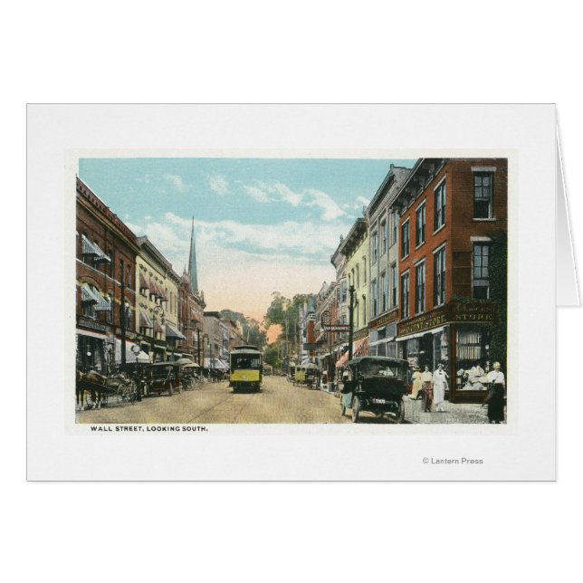 Vista sur de Wall Street (Anverso (Horizontal))